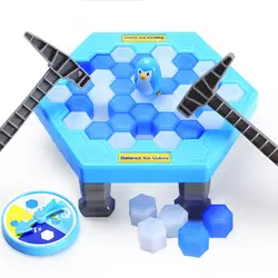 Новый Семья забавная игра Пингвин ледокольной головоломки настольные игры баланс кубики льда Knock ледяная глыба стены игрушки рабочего