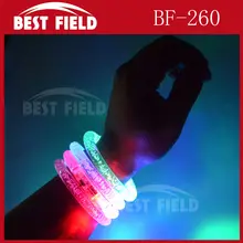 360 шт./лот Мода Браслет мигает браслет световой акриловые браслет партии бар подарки сувениры партии