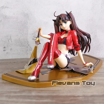 

Fate/Stay Night Tohsaka Rin Red Racing Ver Model PVC Japan Anime Action Figure Decoration Doll Brinquedos