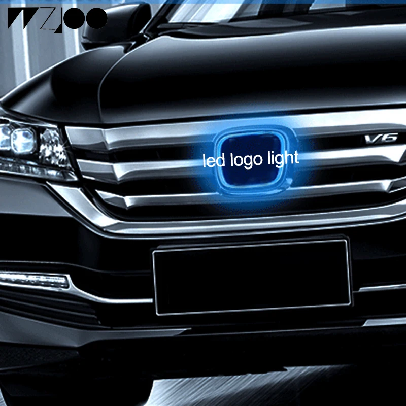 

Illuminate Badge Emblem Light front grille+rear logo LED Crystal lamp For HONDA JAZZ HRV CIVIC ACCORD CRV FIT ODYSSEY XRV CITY