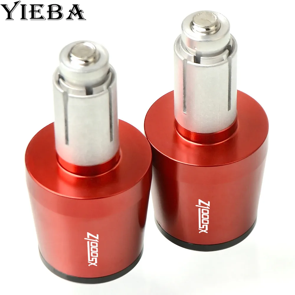 

CNC 22MM Handlebar Grips Handle Bar Cap End Plug For KAWASAKI Z1000SX Z1000 SX 2007-2017 2011 2012 2013 2014 2015 2016 Bar Ends