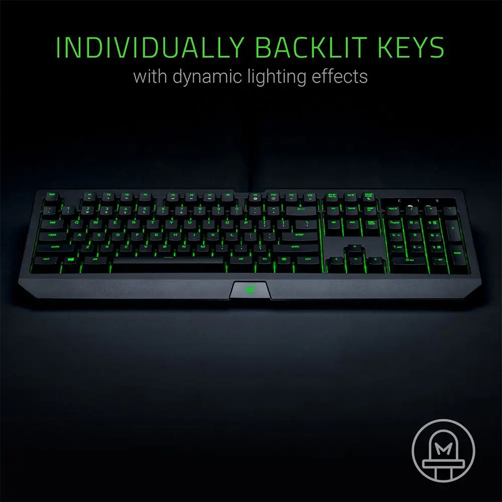 Razer Blackwidow Ultimate Водонепроницаемая Механическая с подсветкой игровая клавиатура