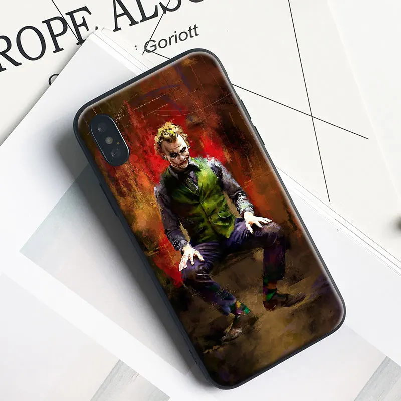Мягкий силиконовый чехол для телефона Joker из гладкого стекла для samsung Galaxy S7 Edge S8 S9 S10e S10Plus Note 10 8 9 10 PLUS