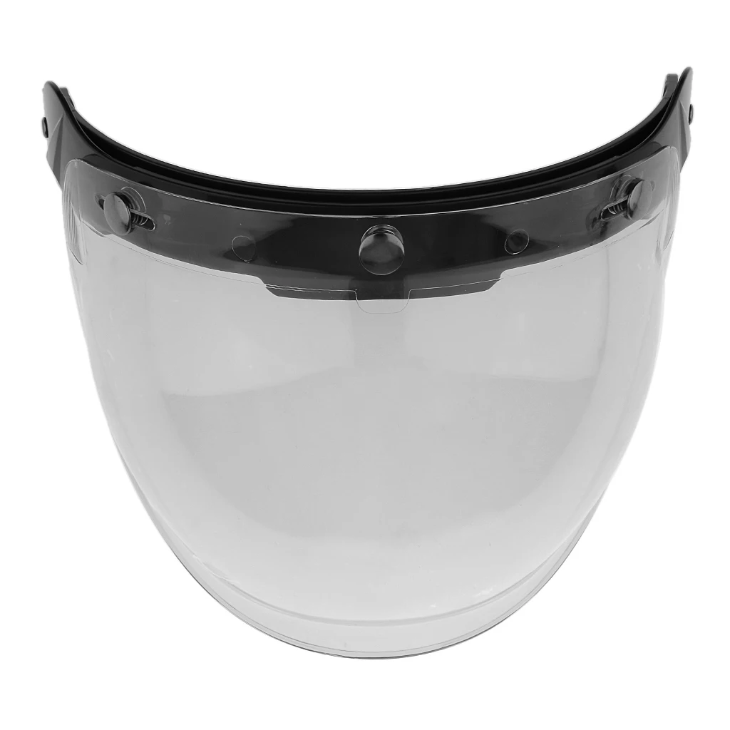 Universal Flip up Lens Bubble Visor Full Face Shield Mask Wind Protector 4 Colors For Retro Motorcycle Helmet Moto Capacete  