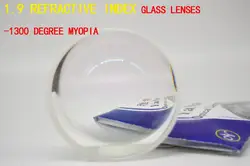 1.9 преломления большое число индивидуальные линзы материал очки с покрытием Асферические-8.0-8.5-9.0-9.0 до-20