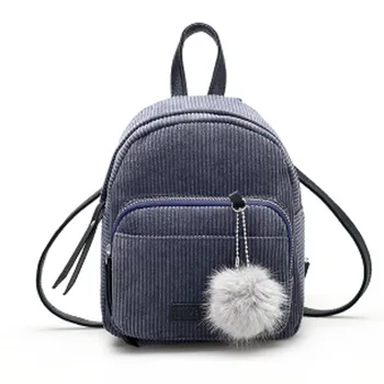 

Women Corduroy Backpacks Small Fox Backpacks Mini Shoulder Backpack Waterproof Backpack Mini Rucksack Drop Shipper Daypack#46