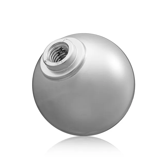 Universal CNC Aluminum Alloy Silver Ball Shape Shifter Lever Stick 6 Speed Gear Shift Knob For JDM For Honda /Civic FD2 Type R