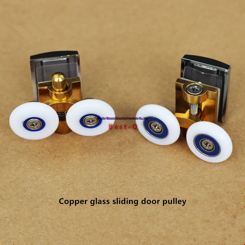 Free shipping Bouncing round copper arc shower room pulley bathroom