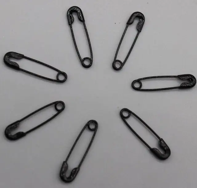 Free Shipping garment metal safety pins 1.8cm/golden black silver tag pins/clothing hang tag