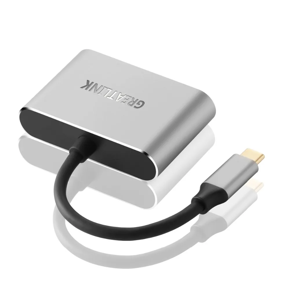 Тип C 3,1 на дисплей Порт DP HDMI 4K сплиттер USB-C type-C 3,0 AUX удлинитель Дисплей порт конвертер Thunderbolt 3 концентратор док-станция