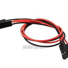 10 шт./лот Dupont 2.54 мм длина расстояние между 20 см 30 см 2 P двойной 26# красный и черный кабель