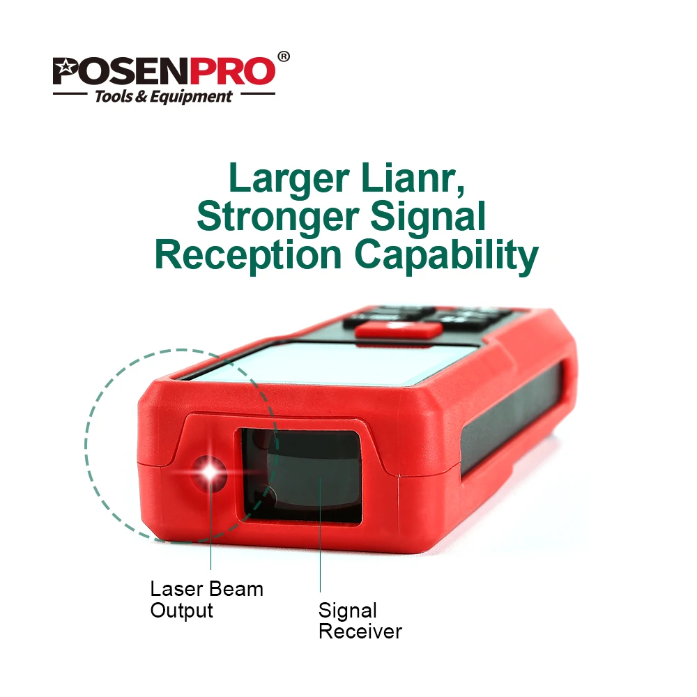 Лазерный дальномер POSENPRO 40m 60m 100m портативный дальномер|Лазерные дальномеры| |