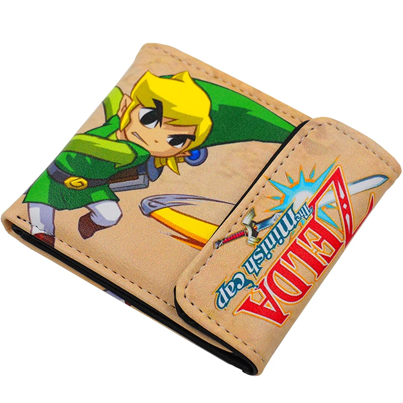 

Japanese Anime The Legend of Zelda: The Minish Cap Link PU Short Purse Wallet Colorful Printing Type A