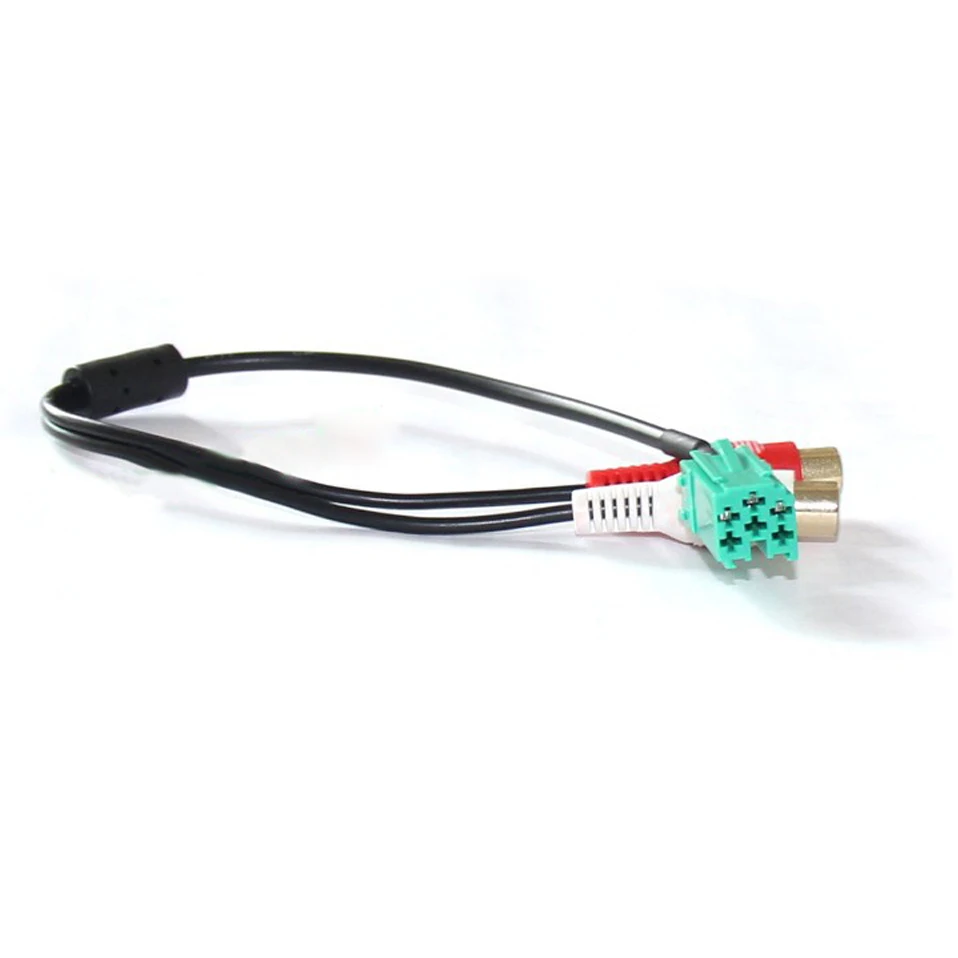 Biurlink Mini ISO 6Pin адаптер AUX in RCA кабель для Renault Carminat обновление список|mini iso|mini iso 6piniso
