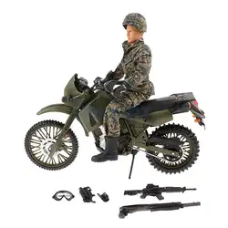 1/6 весы сборки подвижные современные мотоциклетные солдаты модель военные пластиковые фигурки люди миниатюрный комплект