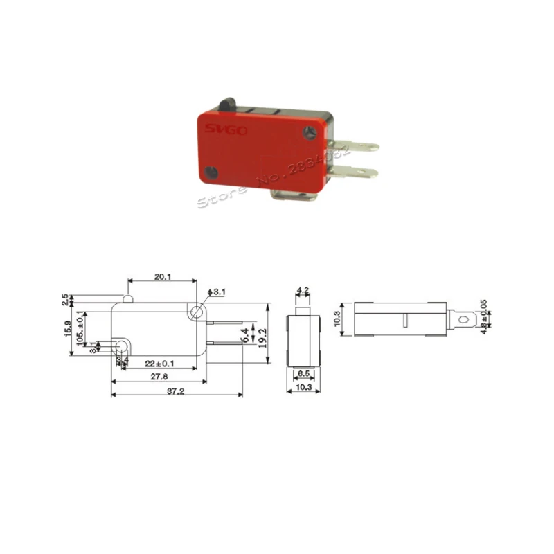 5 шт. 3 16A 250VAC микро переключатель 1NO 1NC pin концевой поворотный такт кнопочный SV 16 1C25|
