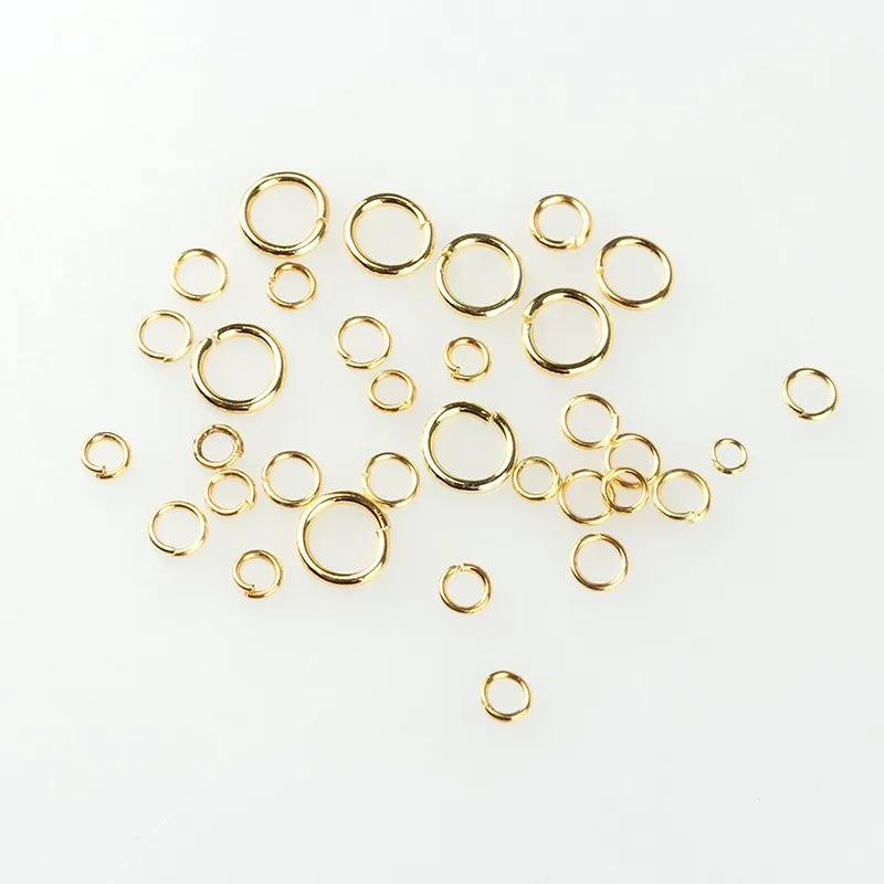 3-8mm 200Pcs/lot Fashion Jewelry Findings Accessories Iron Jump Rings For DIY Jewelry Accessories Free Shipping