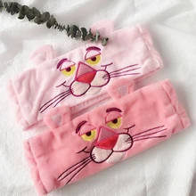 Модные корейский милый мультфильм Розовая пантера вышитые оголовье мыть макияж оголовье волосы группа обруч карты