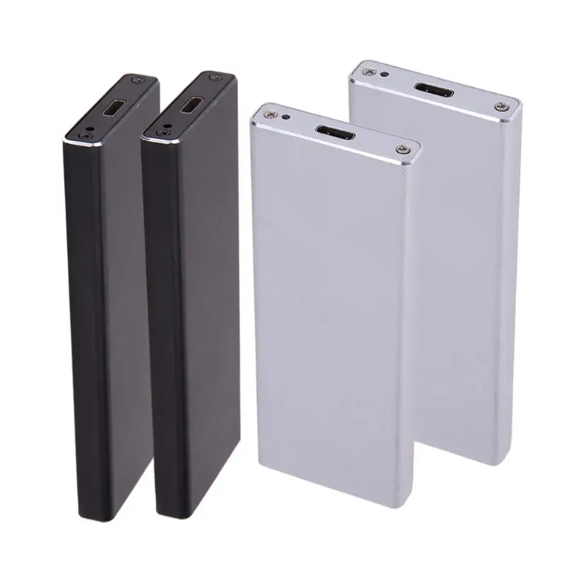 

5GGbps/10Gbps USB 3.1 Type C to NGFF M.2 B Key SSD Converter Card External Enclosure Case for WinXP/Vista/Win7/Win8 32bit/64bit
