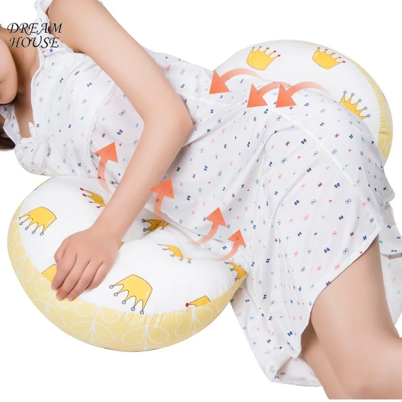 1pc Side Sleepers Cotton Pillow Maternity Nursing Pregnancy Pillow