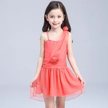 Детский купальный костюм для девочек купальник для девочки, детский купальный костюм цельный чехол с цветами