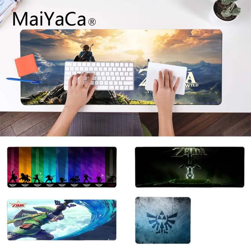 

MaiYaCa 2018 New The Legend of Zelda Large Mouse pad PC Computer mat Rubber Mouse Durable Desktop Mousepad