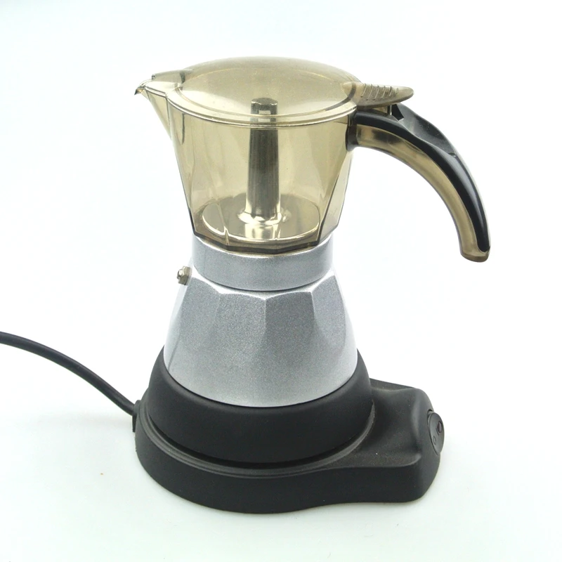  1PC Free Shipping 220V Espresso Coffee Pots Electrical Moka Pot 