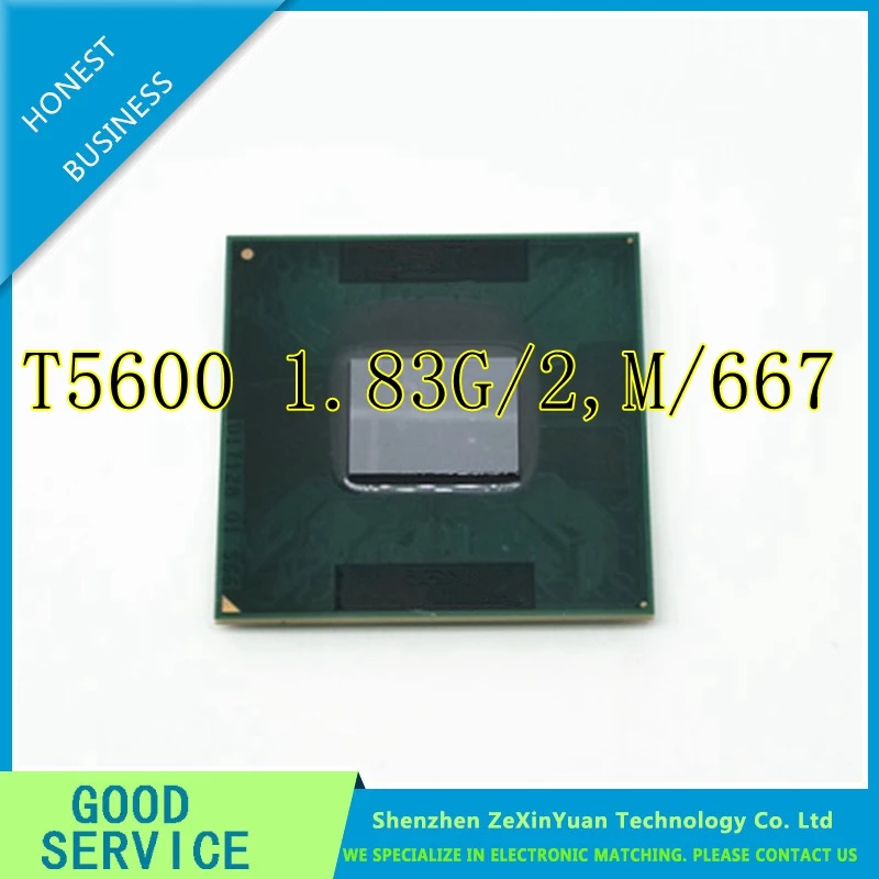 CPU laptop Core 2 Duo T5600 CPU 6M Socket 479 Cache/1.83GHz/667/Dual-Core Laptop processor