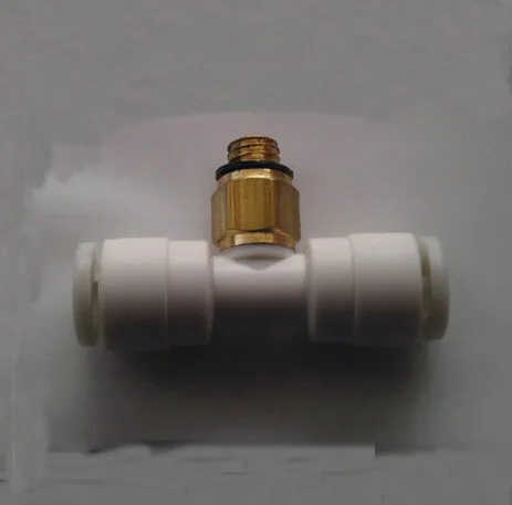 

Tube size 4mm-M6 thread pneumatic tee fitting