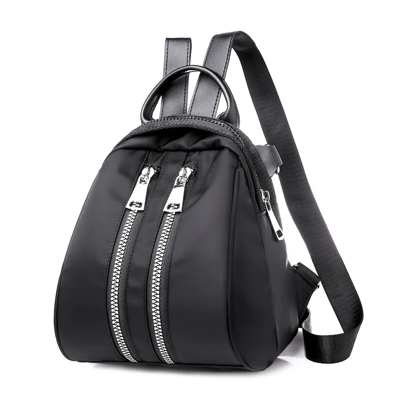 

Women Backpack Double Shoulder Bags Students Large Capacity Waterproof Backpacks Girl Going Out Activities Bag Zipper Pockets