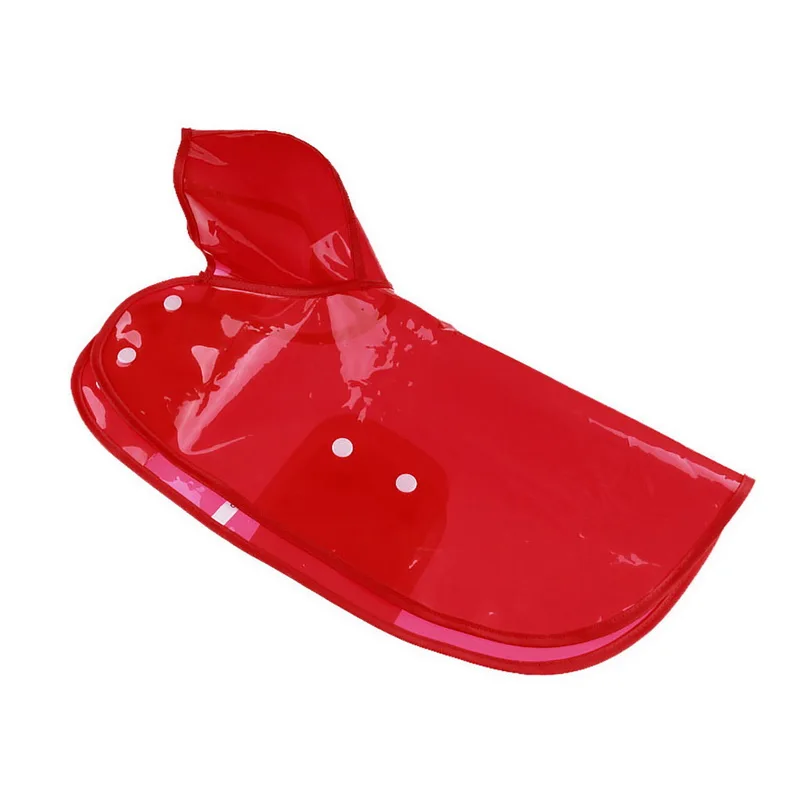 Hoomall дождевик для собак Одежда PU плащ легкий водонепроницаемый плащ с капюшоном для собак товары для домашних животных Плюс Размер 6XL для больших собак - Цвет: Красный