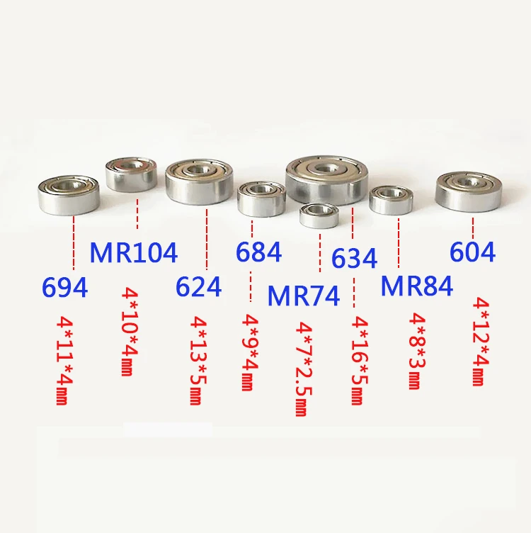 5 шт./лот MR84ZZ глубокий шаровой Миниатюрный Мини-подшипник MR84ZZ MR84-ZZ 4*8*3 мм 4*8*3 высококачественный подшипник из стали