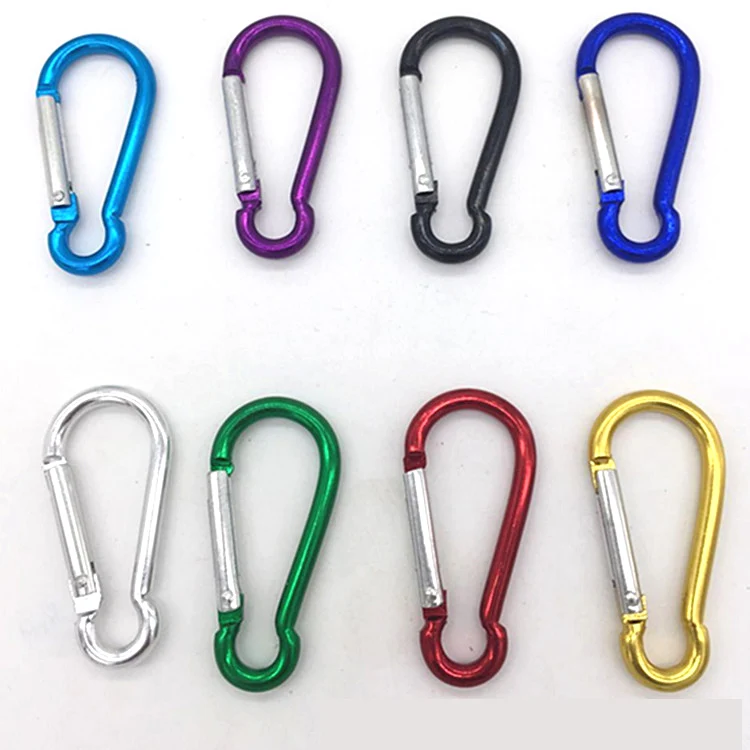 

5-piece aluminum carabiner keychain outdoor portable mountaineering camping accessories lightweight non-fading safety buckle