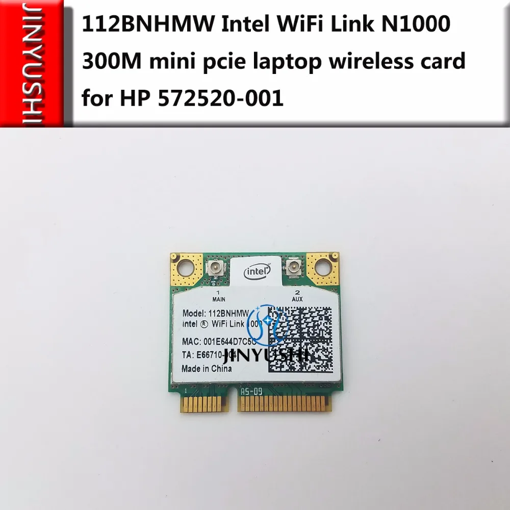 112 bnhmw процессоры Intel WiFi Link N1000 300 м мини pcie ноутбука беспроводной сетевой карты для hp 572520-001 аккумулятор большой емкости
