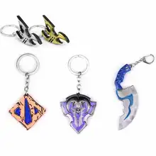 Pudge Dota 2 Chaveiro Brinquedos Figuras de Resina Armas Espada Pendente Da Liga Keychain Chaveiro Talismã Adereços Ornamentos Car Styling Decoração