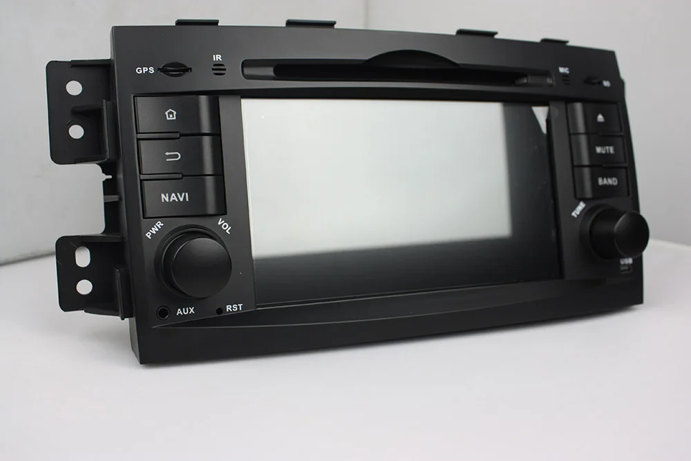 Discount KLYDE 7" 2 Din Android 8.1 Car Radio For Kia Mohave Borrego 2008-2010 Car Audio Multimedia Player Car Stereo Steering Wheel DVD 2