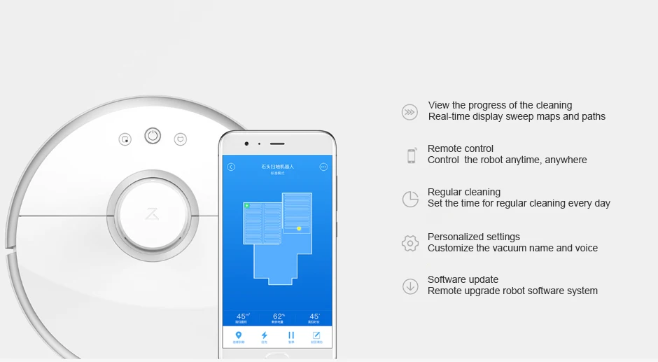 Roborock S50 S51 xiaomi робот пылесос 2 для дома моющий пылесос пылесос беспроводной автоматическая Уборка Пыли стерилизовать Smart планируется мокрый уборка