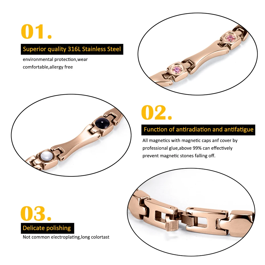 rose gold women bracelet  (2)