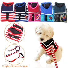 Collari di cane del Cablaggio Dell'animale Domestico Porta Maglia Imbracature Tipo di Cane Al Guinzaglio Guinzaglio Dell'animale Domestico per I Cani Corda Animali Domestici Catena Petto Cinghia Pet accessori 20(China)