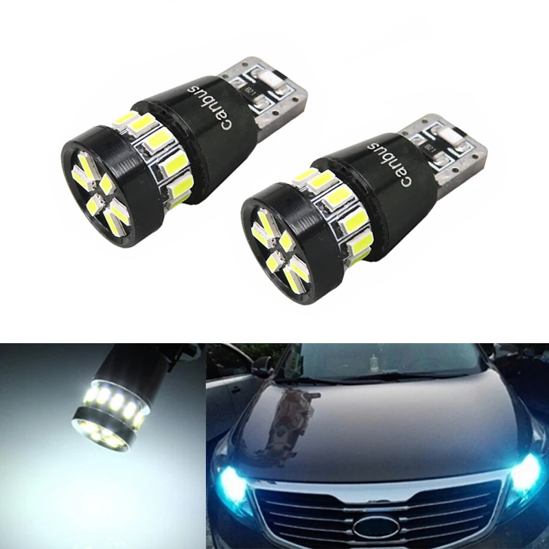 

DOTAATDW 2x T10 W5W LED Clearance Light Marker Lamp Bulb Canbus Error Free For Kia sportage rio k2 k3 k5 ceed cerato sorento