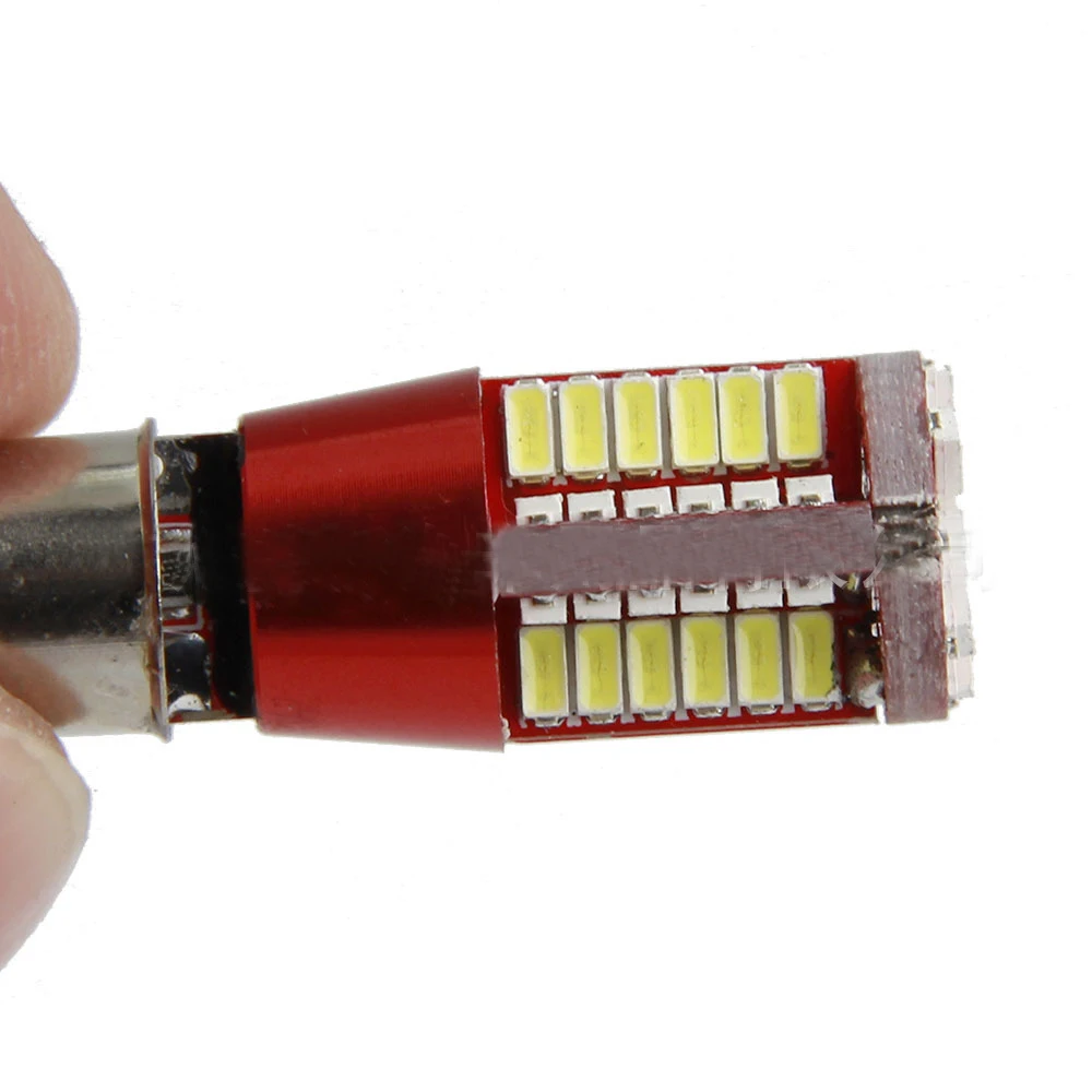 YSY 4 шт. T11 T4W W6W H6W BA9S 3014 57SMD Canbus LED без ошибок Led клиновидная дверь лампа для чтения