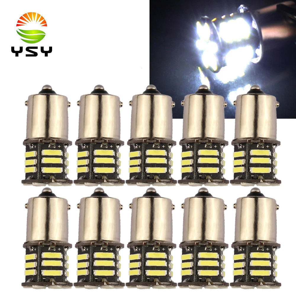 YSY 10X 1157 BAY15D 21 SMD 7020 7014 светодиодный P21/5 Вт 1156 BA15S автомобильный сигнал поворота