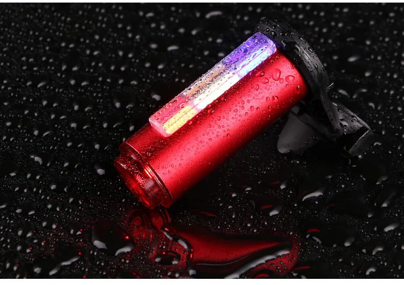 Best WHEEL UP USB Rechargeable LED Cycling Light Bike Rear Light Tail Light 7modes MTB Bike Waterproof Taillight Bicycle Accessories 6