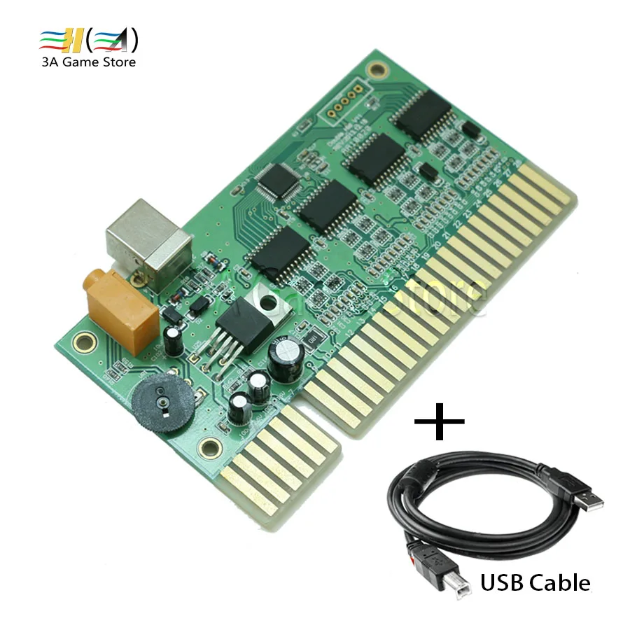 2 проигрывателя ПК USB к JAMMA Acade конвертер печатной платы