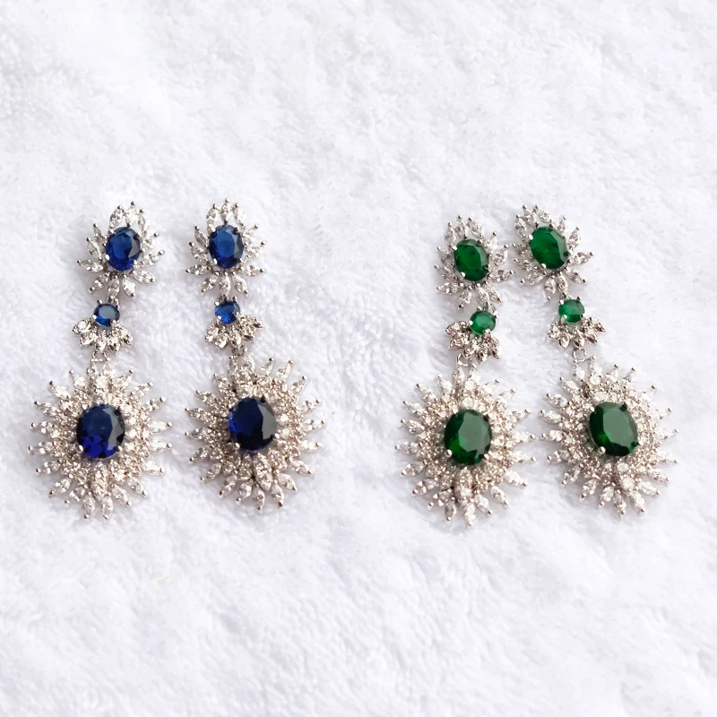 

Trendy earings of womens earrings of fashion jewelry elegant gadgets for women Copper fashion jewelry long hang earrings 2019