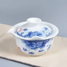 Китайский классический чайный набор кунг-фу, высокое качество, элегантный gaiwan, удобный чайник, фарфоровый чайник Pu er, чайные горшки, дорожные чайные наборы