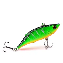1Pcs 7.5cm 10g Rattlin Vib Fishing Lure Artificial Bait Vibration Fishing Tackle Crap Fishing Swimbait Pesca Wobblers 