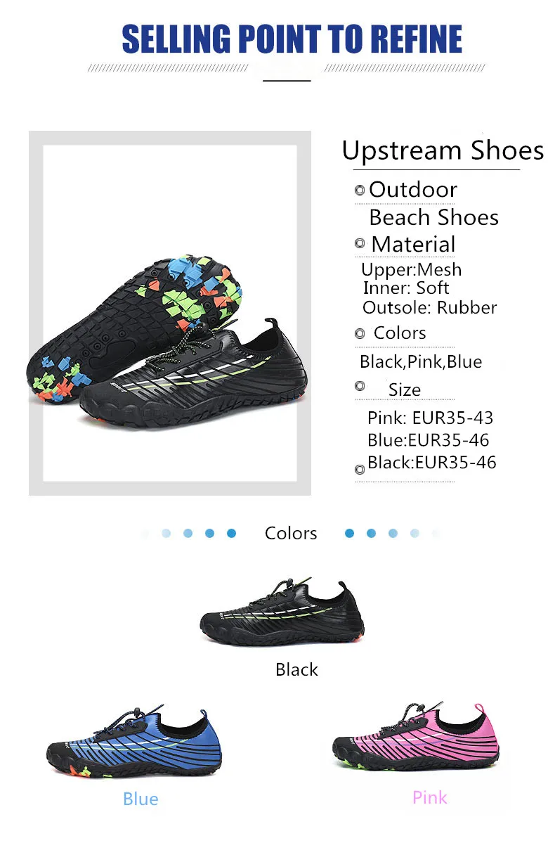 Clorts quick-drying outdoor wading shoes (3)