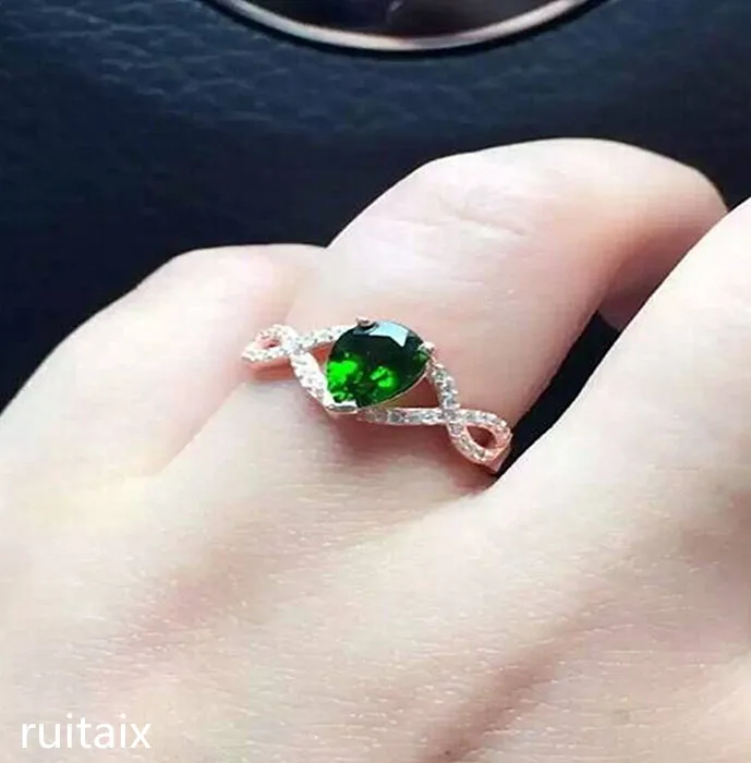 

KJJEAXCMY ювелирное изделие из чистого серебра 925 пробы, натуральный прозрачный камень, женское Стильное кольцо, украшение, изогнутое гладкое растение