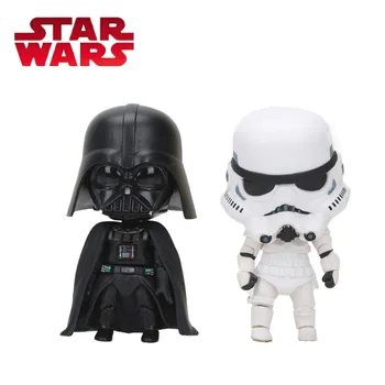 

10cm Star Wars Toys The Force Awakens Stormtrooper Darth Vader 501# 502# PVC Action Figures Movie Model Dolls
